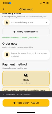 livraone iPhone screenshot