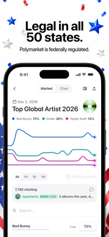Polymarket iPhone screenshot