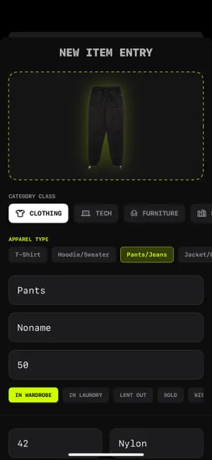 Itemize: Digital Wardrobe screenshot 3