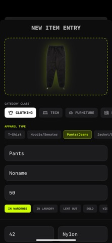 Itemize: Digital Wardrobe Screenshot 3 of 5