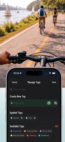 Wheelie: Bike Ride Tracking screenshot
