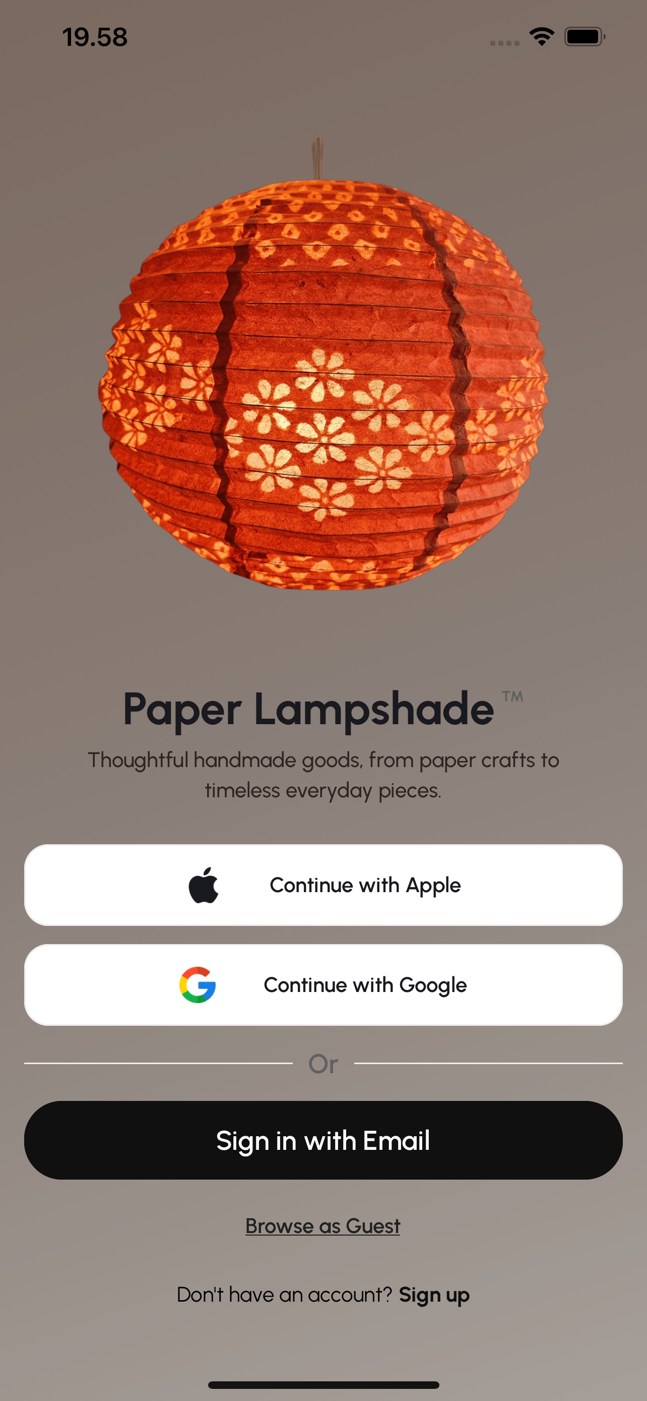 Paper Lampshade