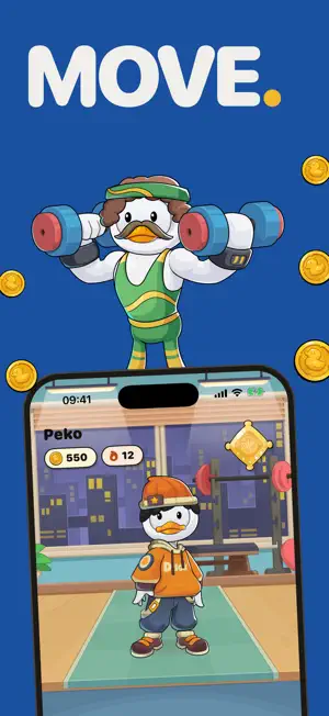 Peko Fitness: Step & Gym Game screenshot 1