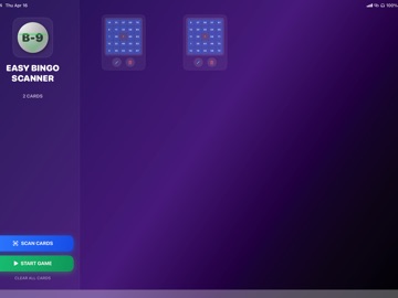 Easy Bingo Scanner iPad screenshot