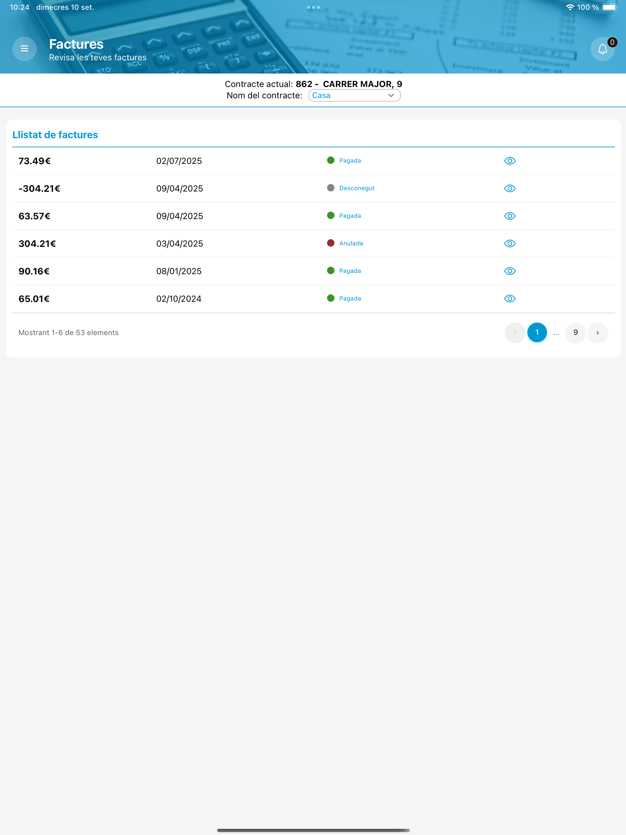 Oficina Virtual Nostraigua screenshot 7