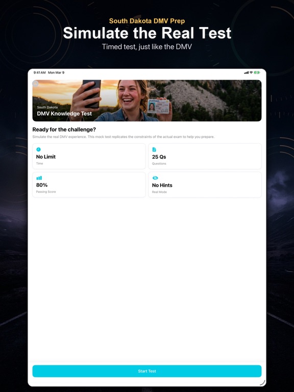 SD DMV Prep iPad screenshot