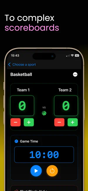 Scoreboard virtual keeper screenshot 3