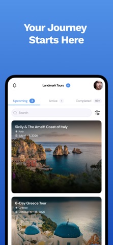 Landmark Tours iPhone screenshot