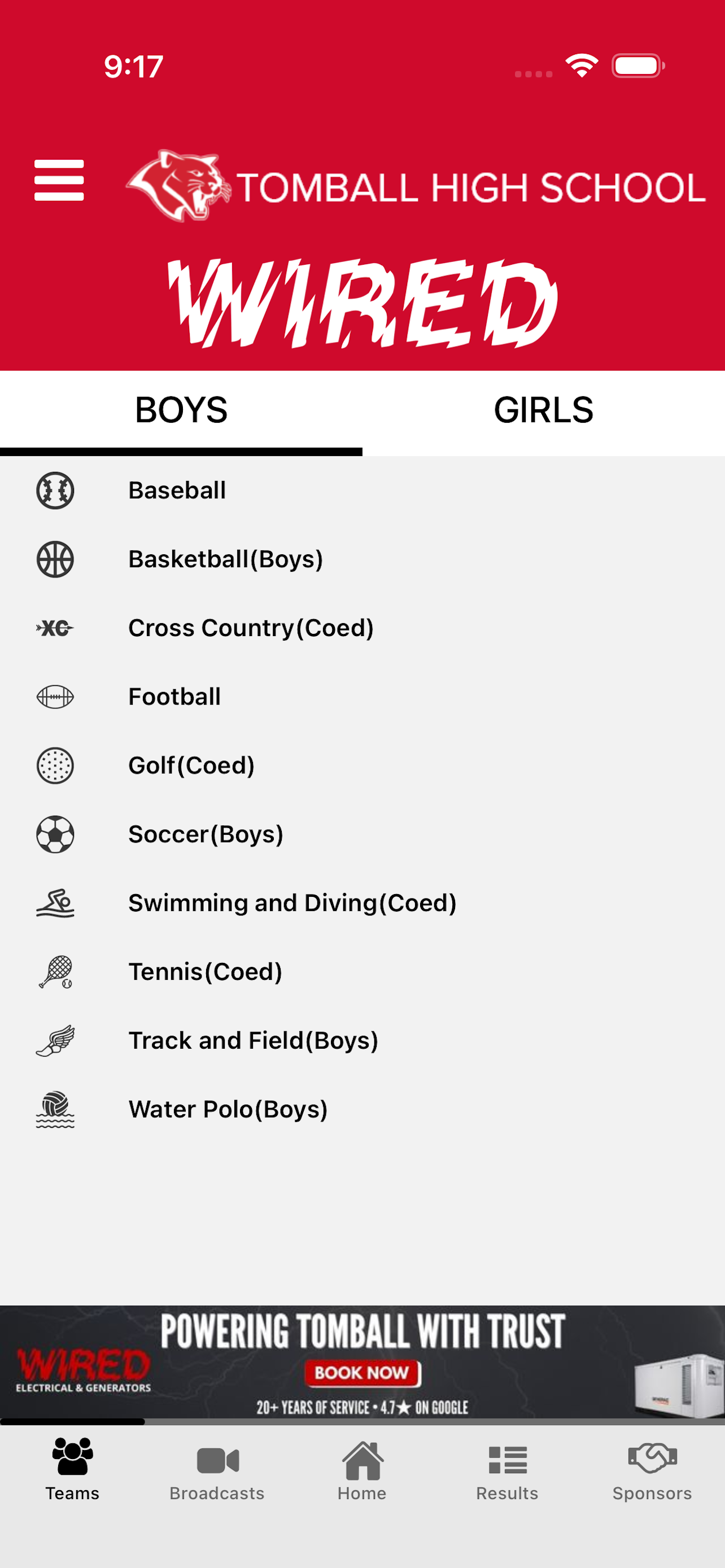 Tomball ISD Athletics