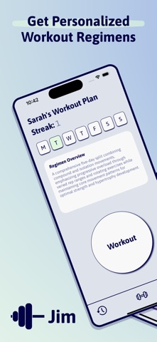Jim: AI Personal Trainer Screenshot 1 of 5