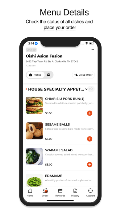 Oishi Asian Fusion Screenshot 2 - AppWisp.com