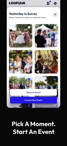 Loopjam: Event Photo Sharing Screenshot 3 of 6