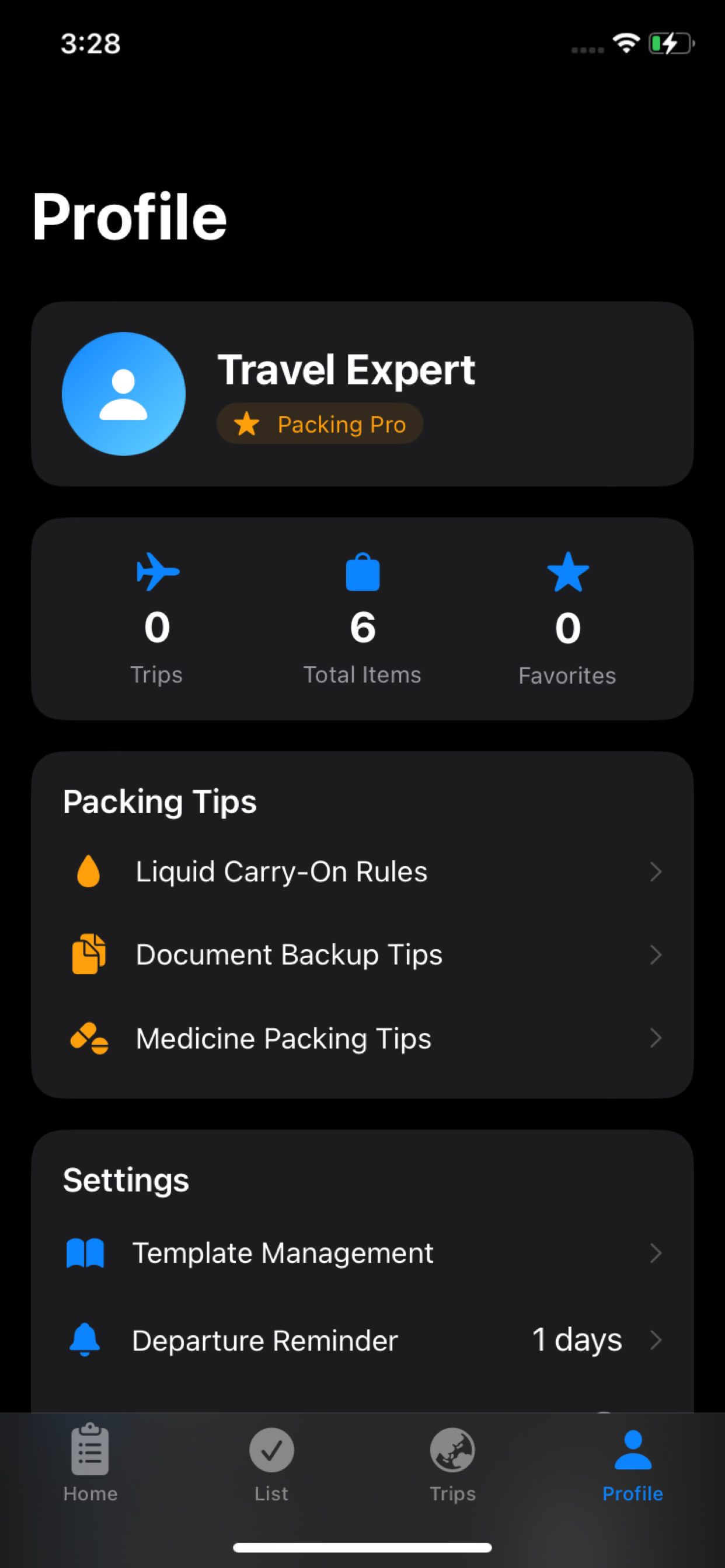 Smart Travel Packing Assistant
