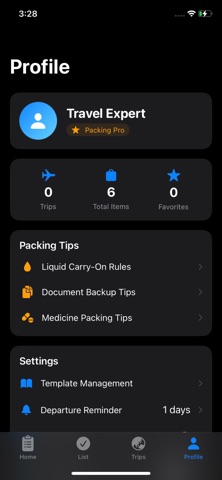 Smart Travel Packing Assistant Screenshot 4 of 4