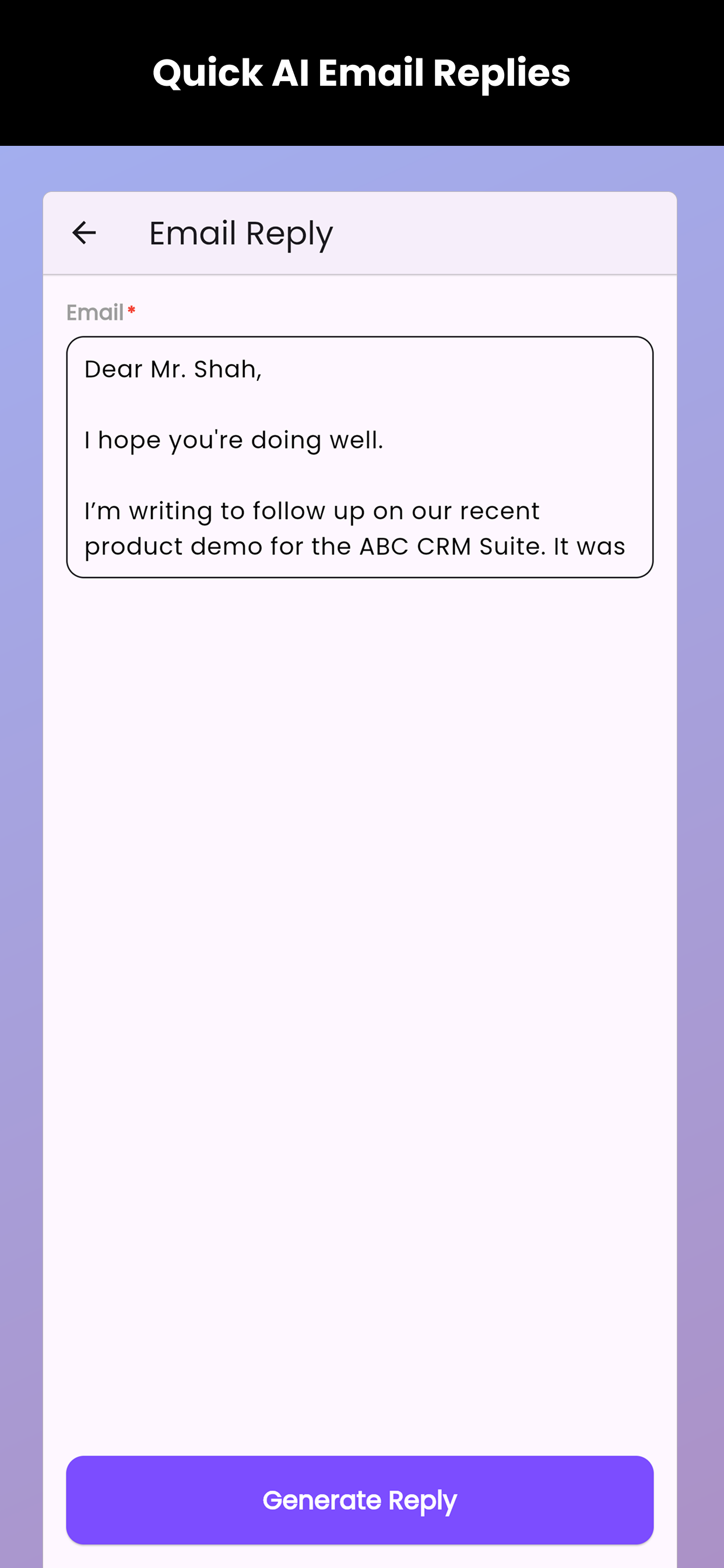 WriteMail - Ai Email Assistant screenshot 4