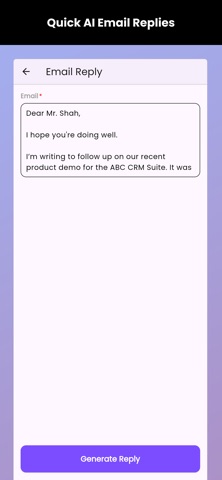 WriteMail - Ai Email Assistant Screenshot 4 of 8