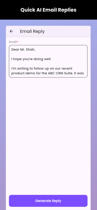 WriteMail - Ai Email Assistant Screenshot 4 of 8