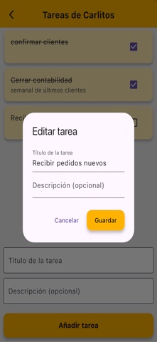 Mis Tareas en Equipo iPhone screenshot