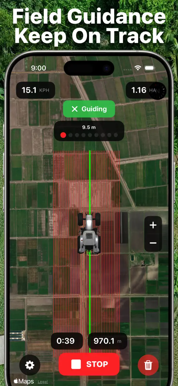 Screenshot #3 pour FieldMate: Tracteur GPS