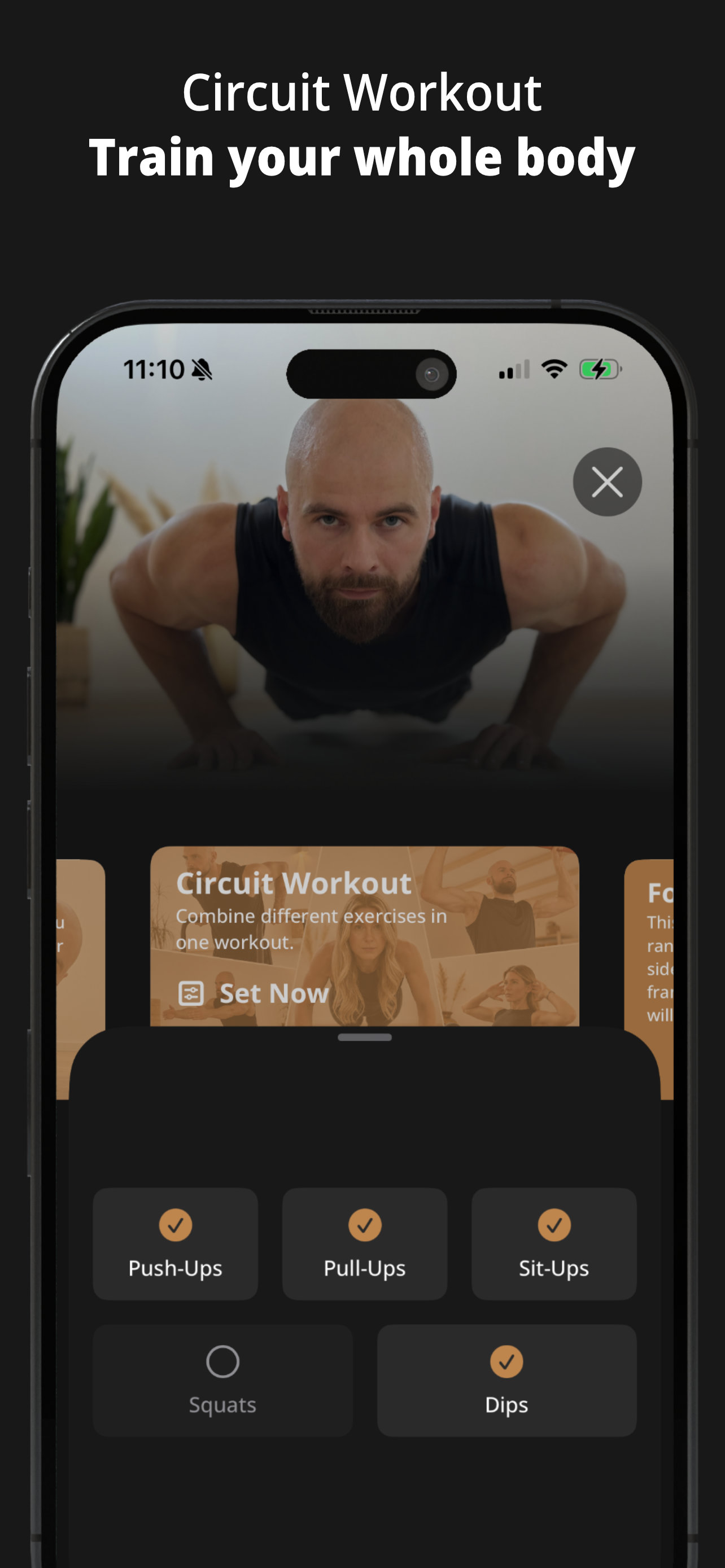 GOLDEN Push Up Pushup Tracker screenshot 8