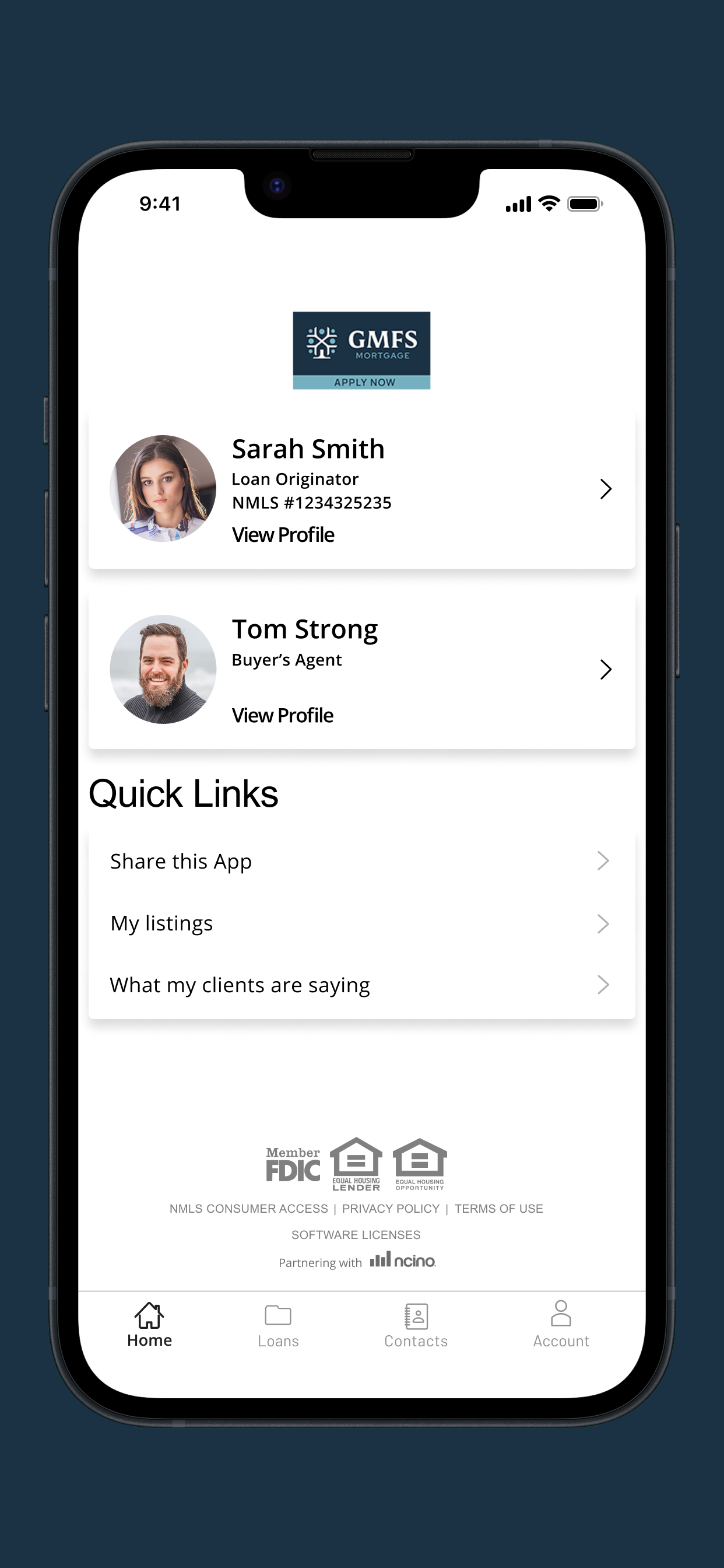 GMFS Mortgage App