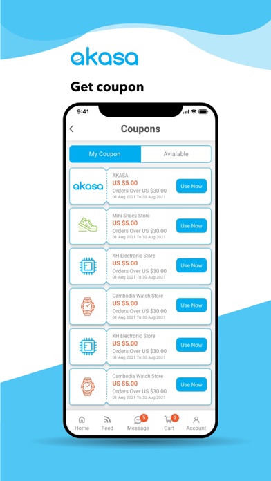 AKASA - Online Shopping Screenshot