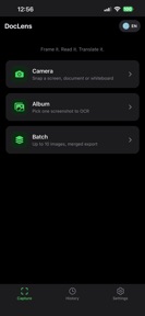 DocLens - OCR screenshot