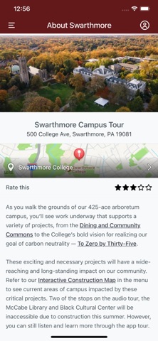 Swarthmore College Screenshot 1 of 3