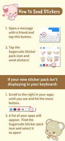 Sugar Cubs by Minto iPhone screenshot