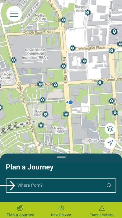 Translink Planner Screenshot