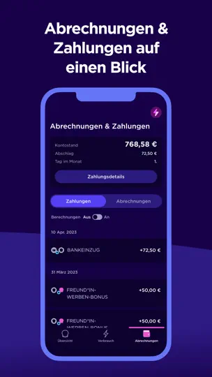 Screenshot von Octopus Energy auf dem iPhone 4