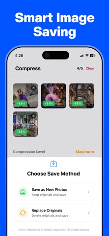 Compress Photos: Tiny Images Screenshot 3 of 4