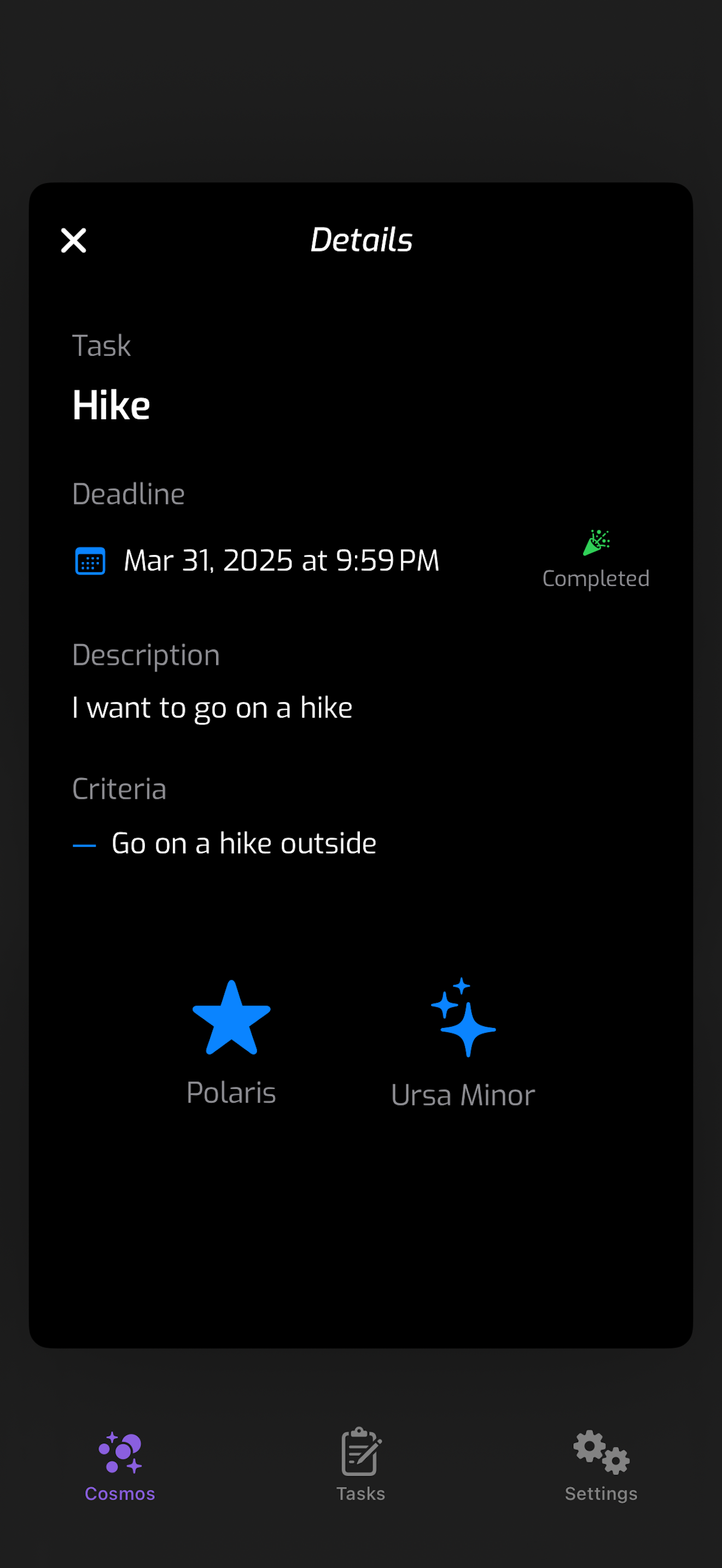 Cosmos: Task Tracker