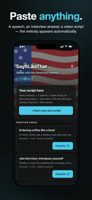 SayItLikeThat: American Melody screenshot 2