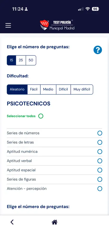 Test Policía Municipal Madrid screenshot 5 of 9