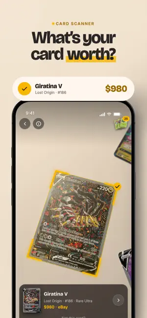 Pooka: TCG Card Value Scanner screenshot 1