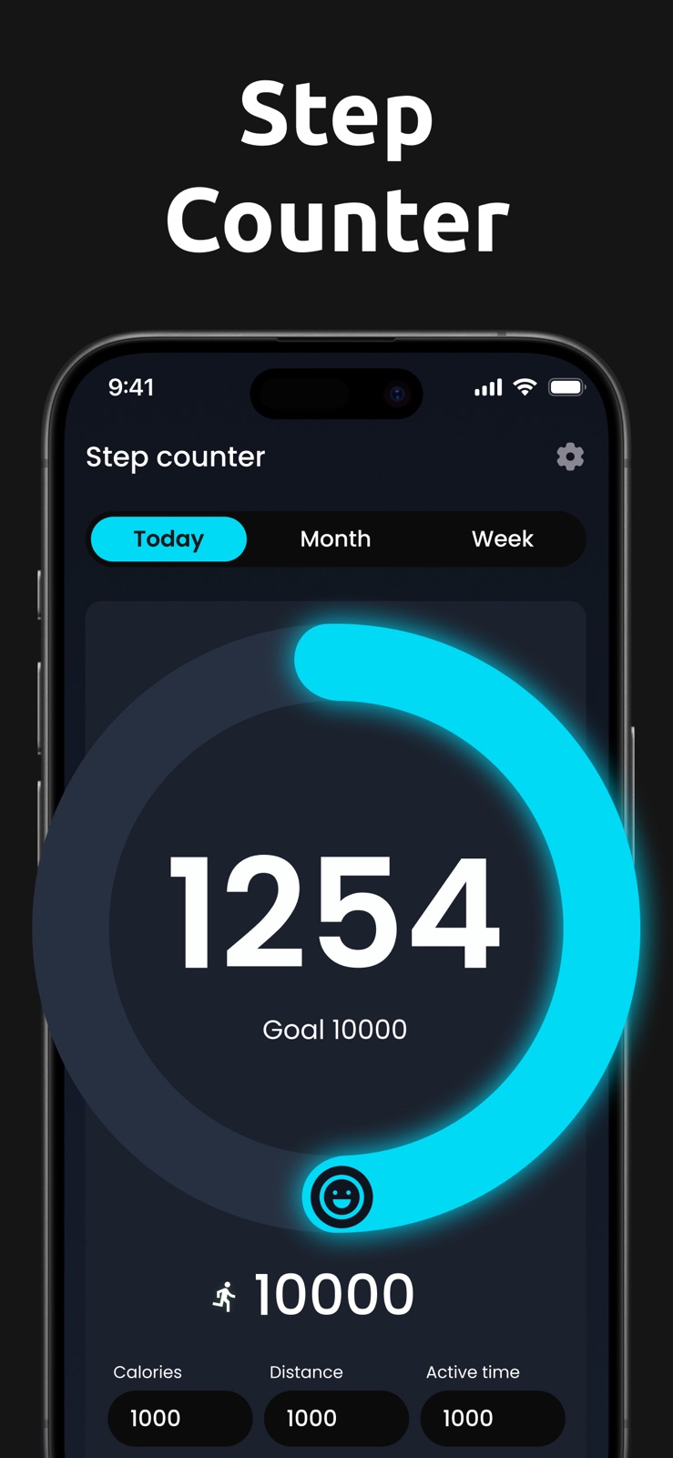 Pedometer - Steps Tracker app iphone screenshot 2
