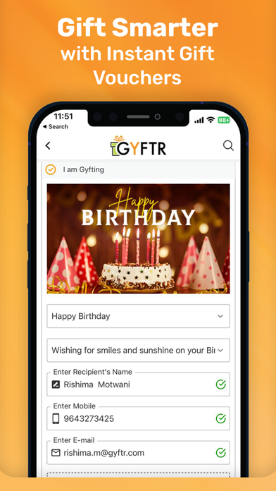 Screenshot #3 pour GyFTR India