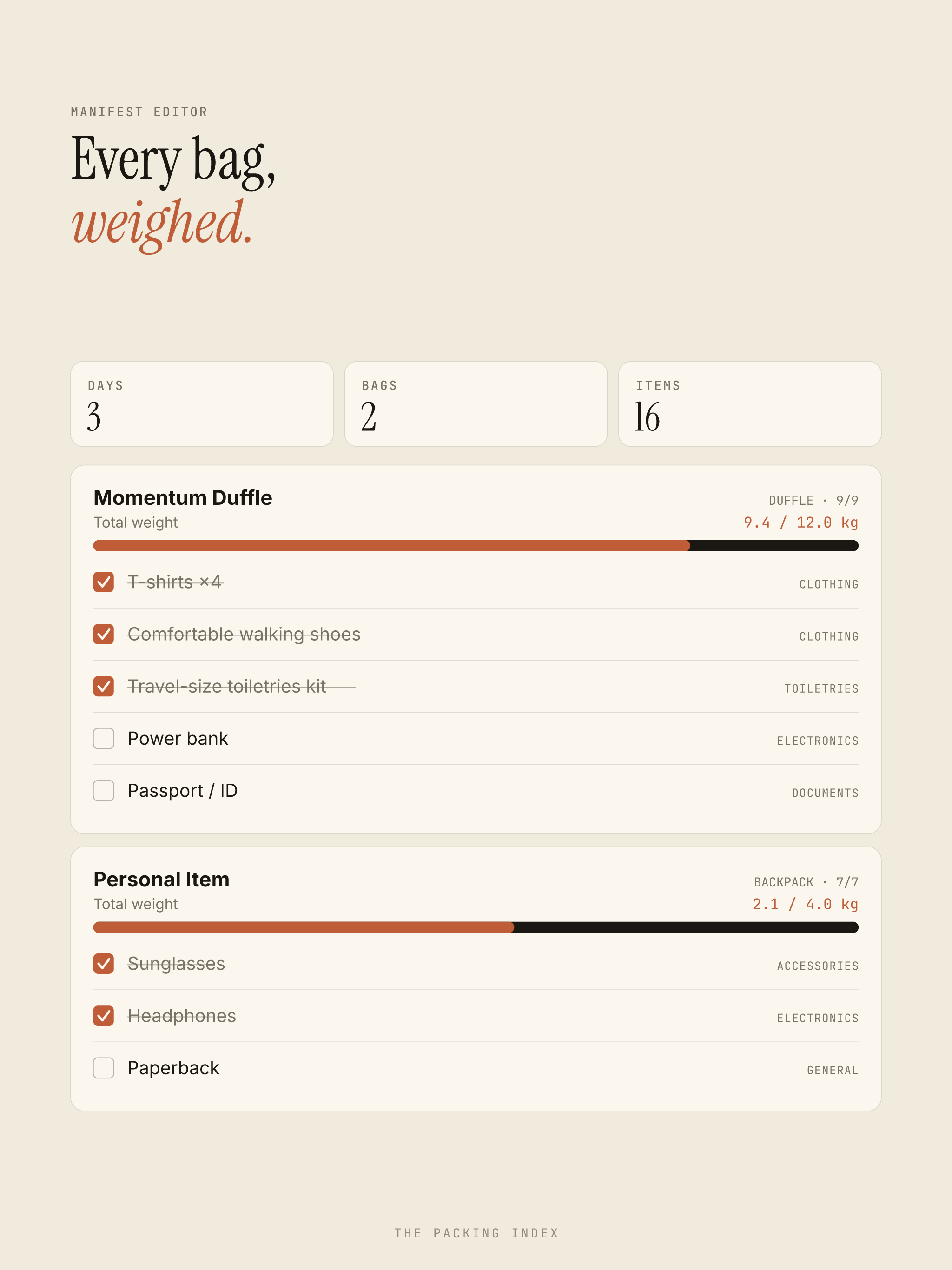 The Packing Index screenshot 4