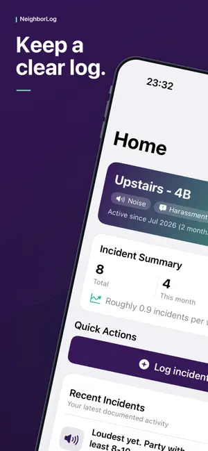 NeighborLog screenshot 1