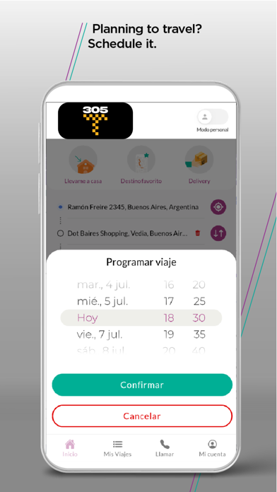 305 Transfers Screenshot