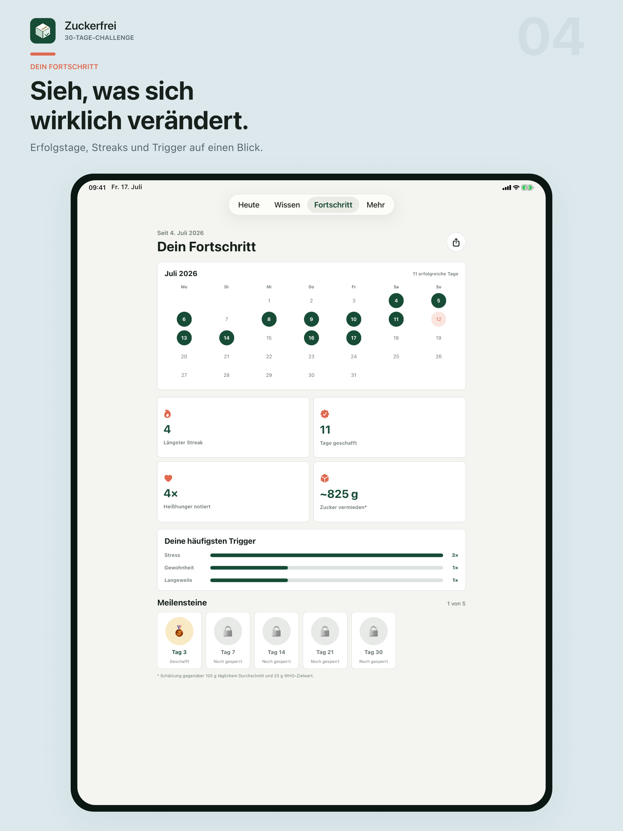 Zuckerfrei – Zucker reduzieren screenshot 10
