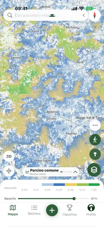 MyBoletus - mappe dei funghi screenshot 2