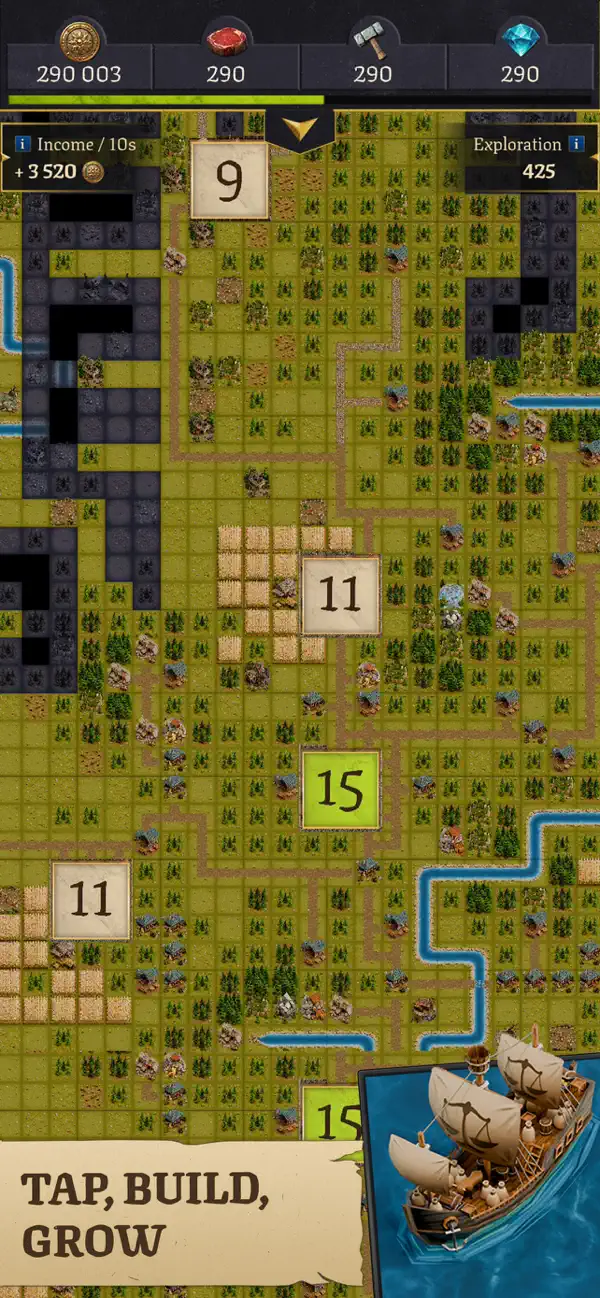 #3. Legacy of Kings: Idle Builder (iOS) By: POWERPLAY MANAGER, s.r.o.