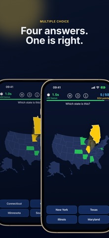 Guess the US State iPhone screenshot