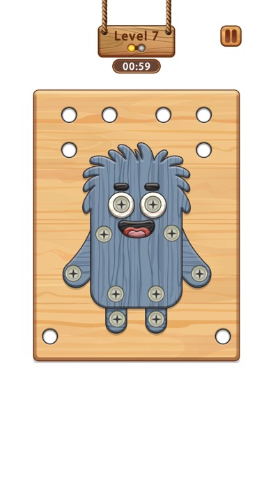 Wood Nuts & Screw Puzzle Screenshot