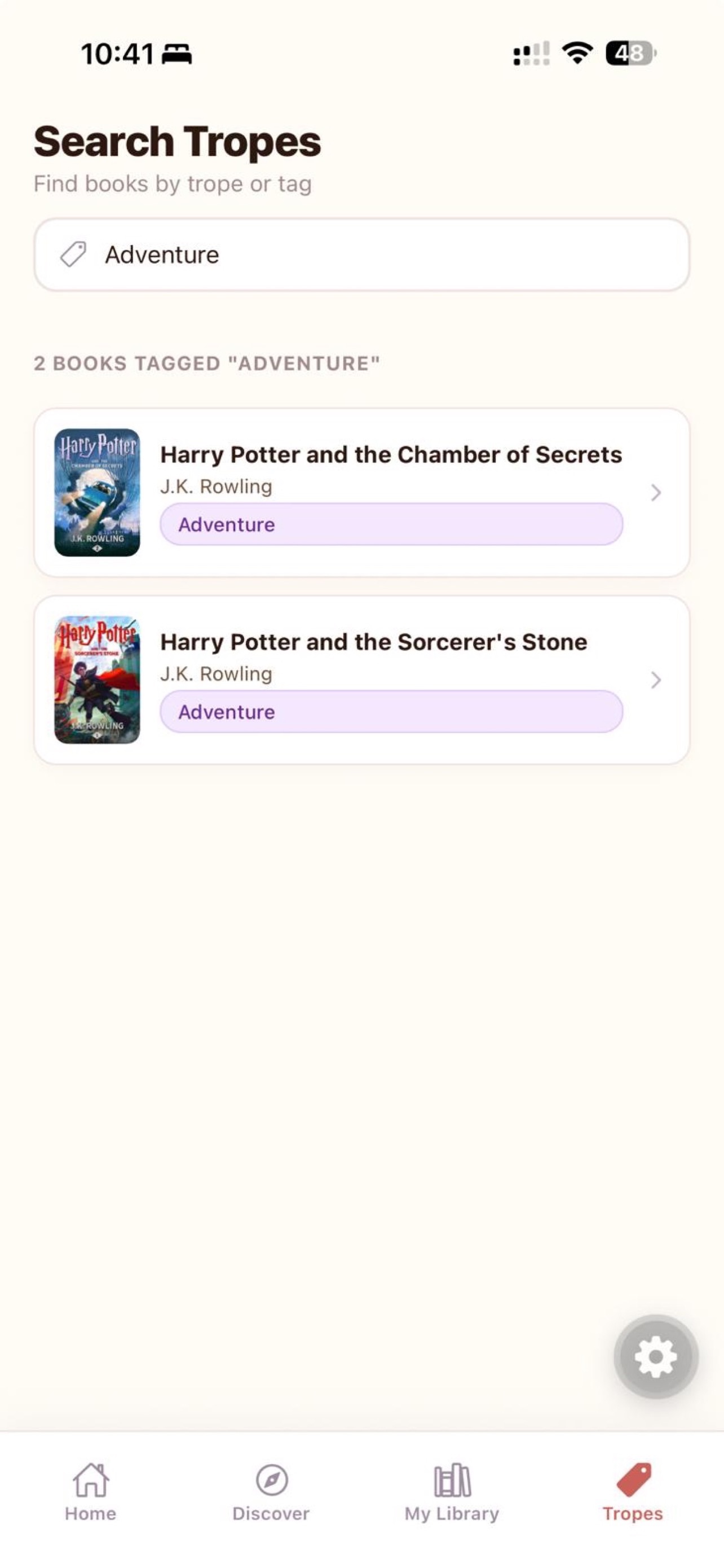 Screenshot 6 of Booksta: Book & Trope Tracker