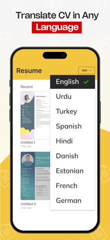 Resume Expert: CV Maker Screenshot 4 of 10
