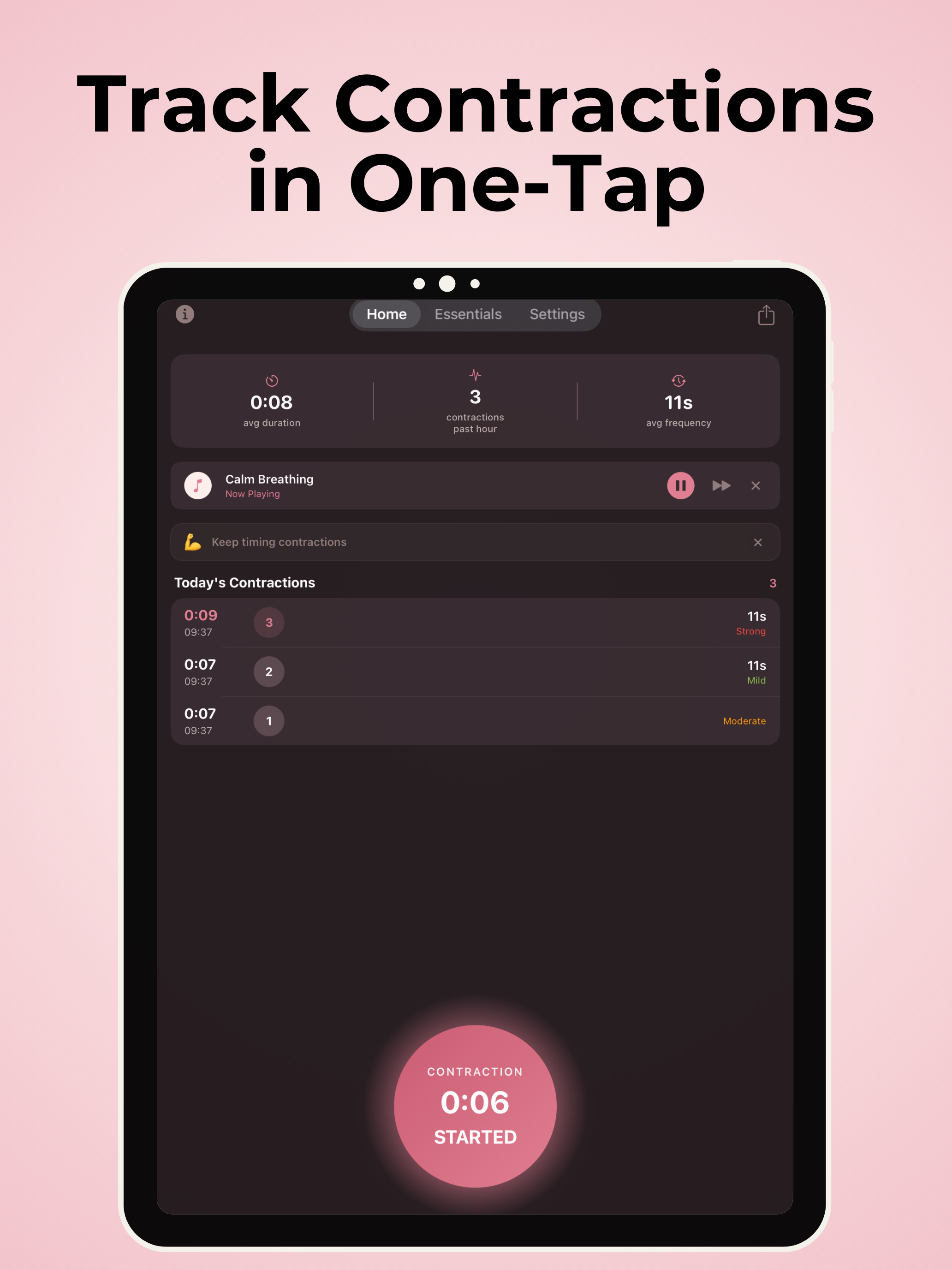 Contraction Timer & Counter IO screenshot 12