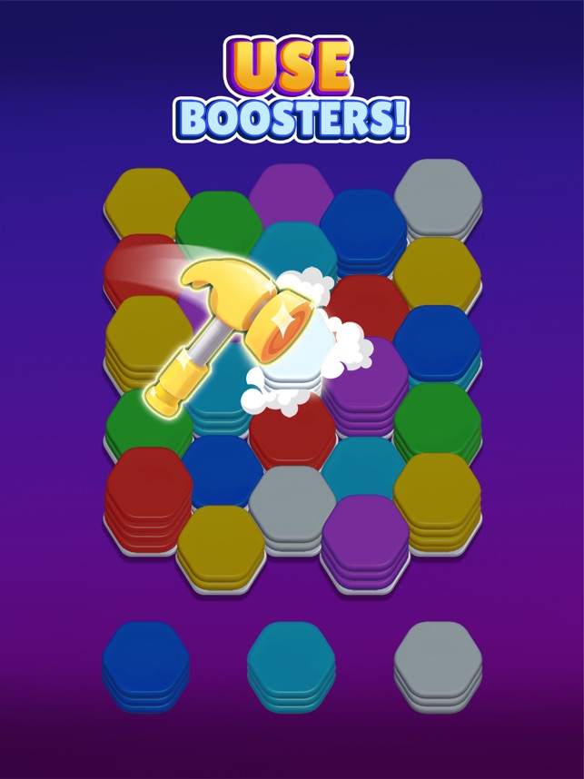 カラーヘキサソートパズルゲーム」をApp Storeで
